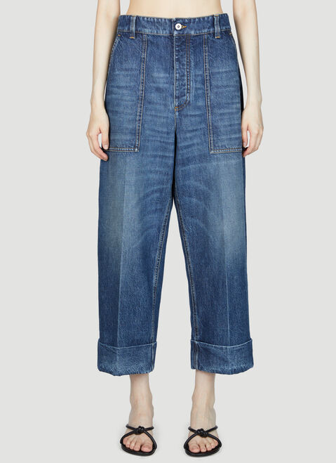 VETEMENTS フォールドカフジーンズ Blue vet0254001