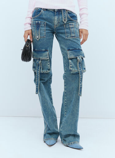 Blumarine Cargo Jeans Blue blm0253003