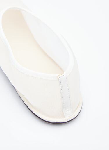The Row Sock Mesh Flats White row0253056