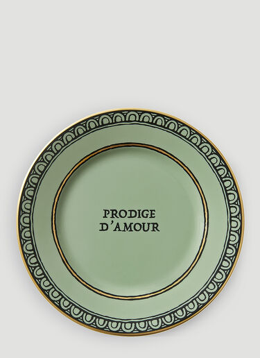 Gucci Set of Two Prodige d'Amour Bread Plate Green wps0670017
