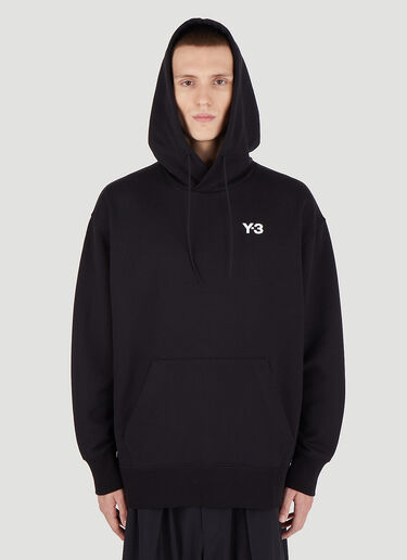 Y-3 Logo Hooded Sweatshirt Black yyy0147024