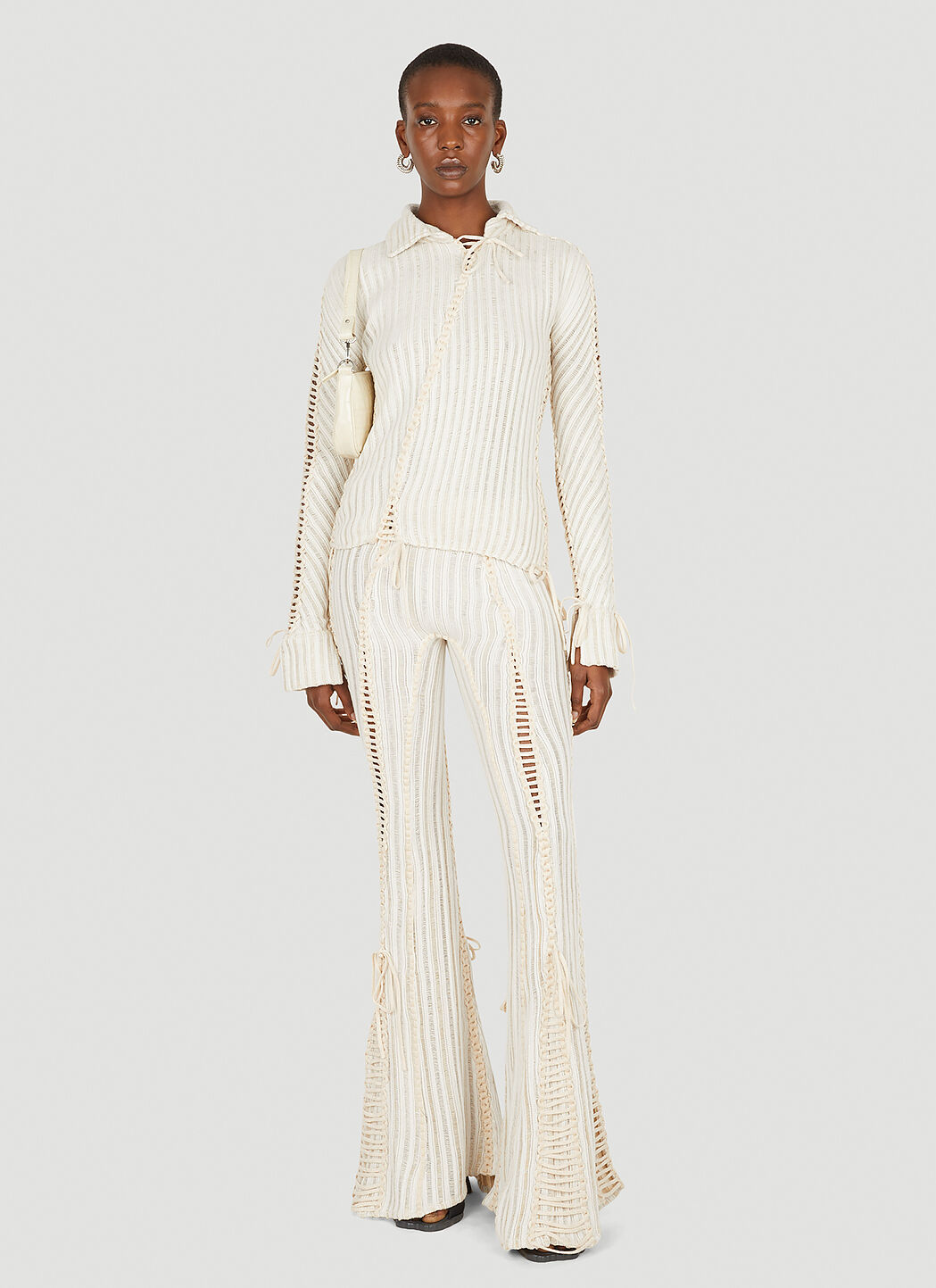 Isa Boulder Reversible Expandable Top in White | LN-CC