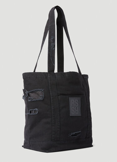 Raf Simons Logo Patch Tote Bag Black raf0151016