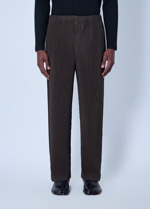 Homme Plissé Issey Miyake July Pleated Pants Brown hmp0166009