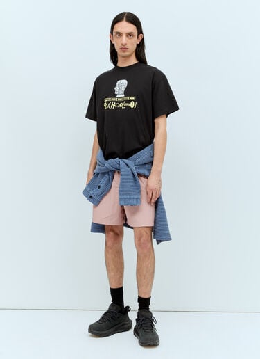 Brain Dead ヒドゥンテック Tシャツ  ブラック bra0156013