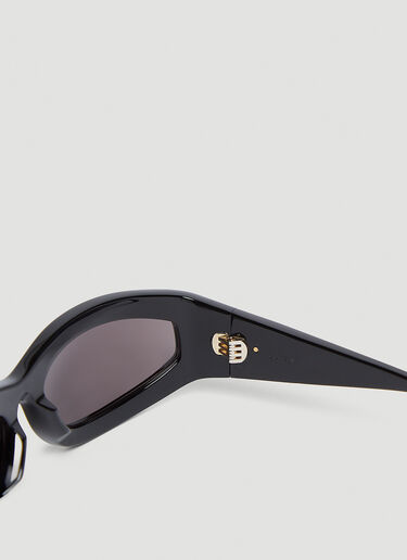 Oversized Acetate Sunglasses Bottega Veneta Oversized Acetate Sunglasses Black bov0243096