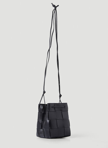 Small Casette Bucket Crossbody Bag Bottega Veneta Small Casette Bucket Crossbody Bag Black bov0247129