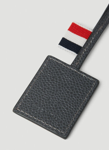 Thom Browne 4 Bar Label Key Ring Grey thb0349001