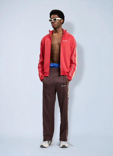 Palm Angels Classic Logo Vintage Track Pants Brown pma0164134