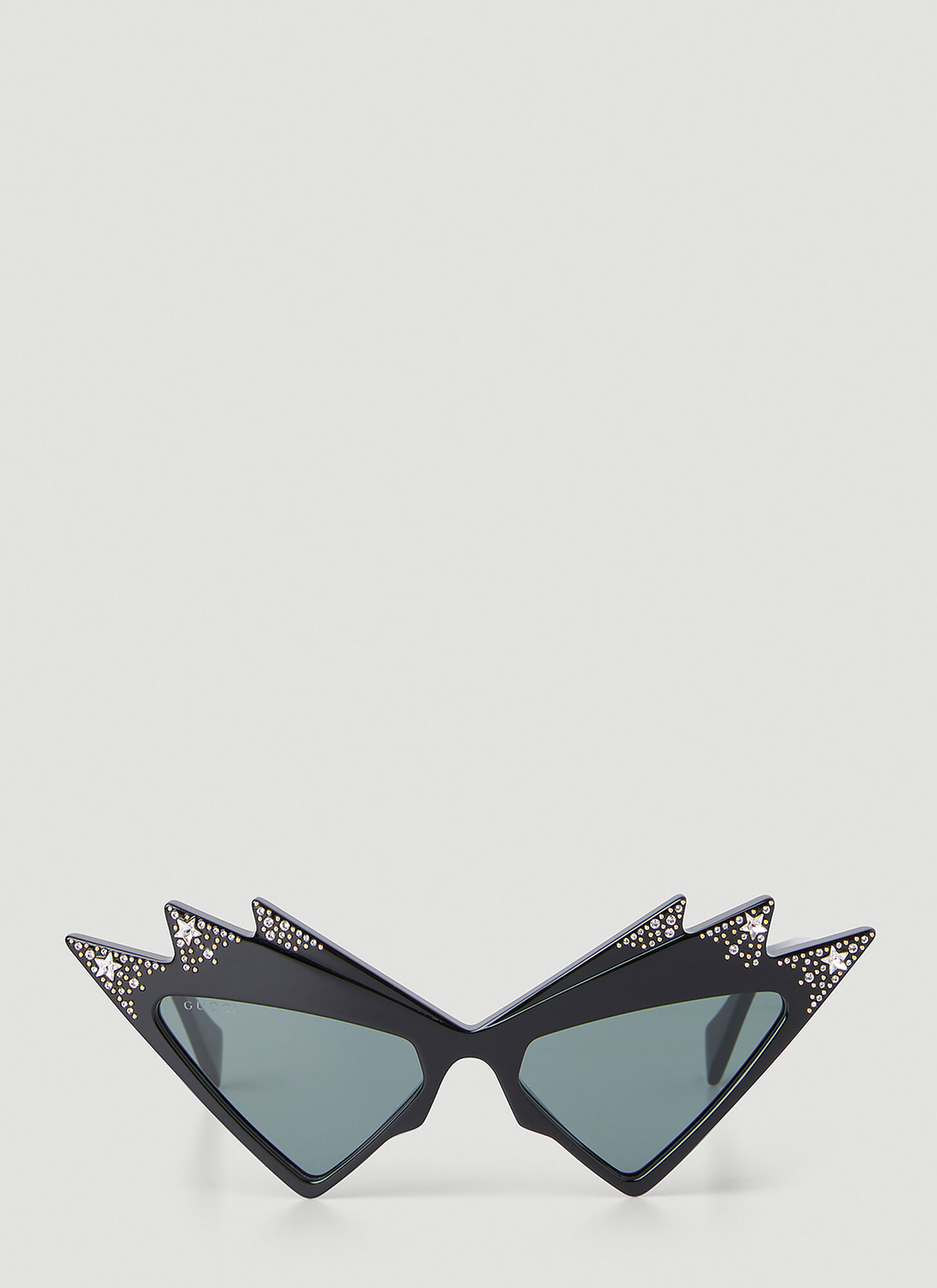 Gucci Cat Eye Sunglasses In Black / Grey