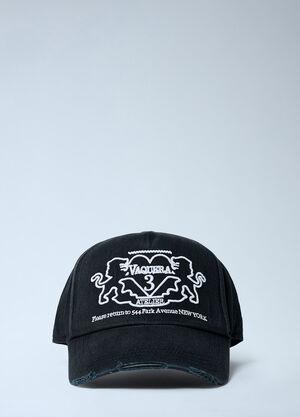 VAQUERA Venice Embroidery Baseball Cap Black vaq0262001