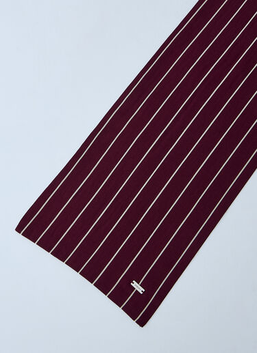Saint Laurent Lavallière Scarf Brown sla0159020