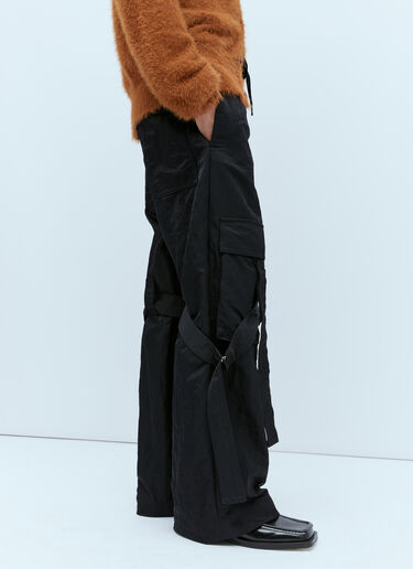 プリモテープパンツ Dries Van Noten プリモテープパンツ ブラック dvn0154010