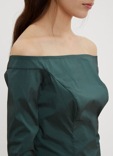 Portrait Top Eckhaus Latta Portrait Top Green eck0234005