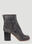 Balenciaga Cracked Tabi Ankle Boots Black bal0252061