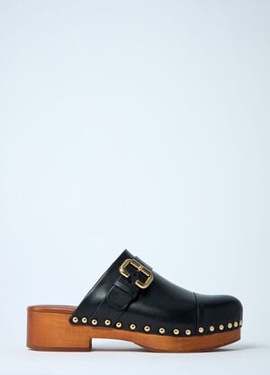 Chloé Jeanette Wedge Clog Black chl0261027