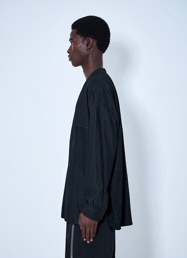 LN-CC® - Rick Owens: Lido Larry Shirt - Black Rick Owens Lido Larry Shirt Black ric0165057