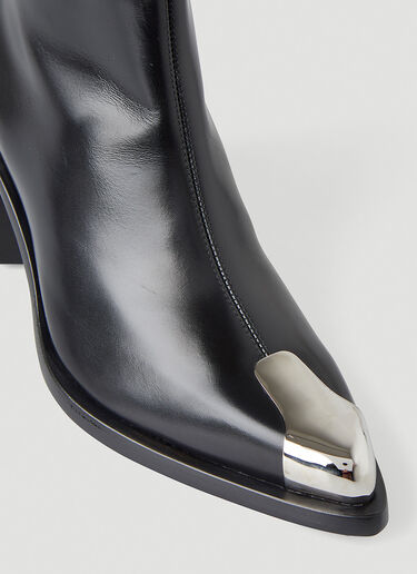 Alexander McQueen Boxcar Ankle Boots Black amq0249038