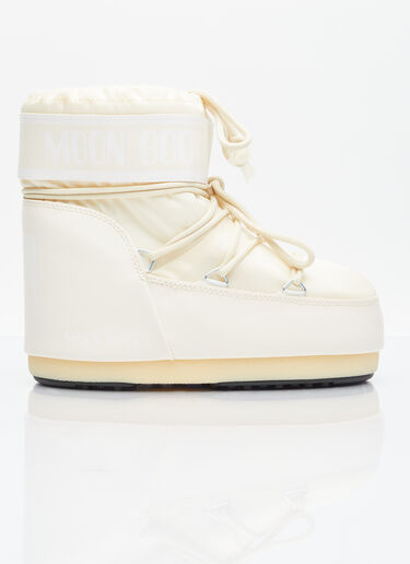Moon Boot 아이콘 로우 스노우 부츠 크림 mnb0346007