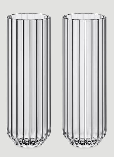 Fferrone Design Set of Two Dearborn Glasses Transparent wps0644557