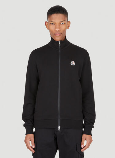 Moncler Zip Front Sweatshirt Black mon0146079