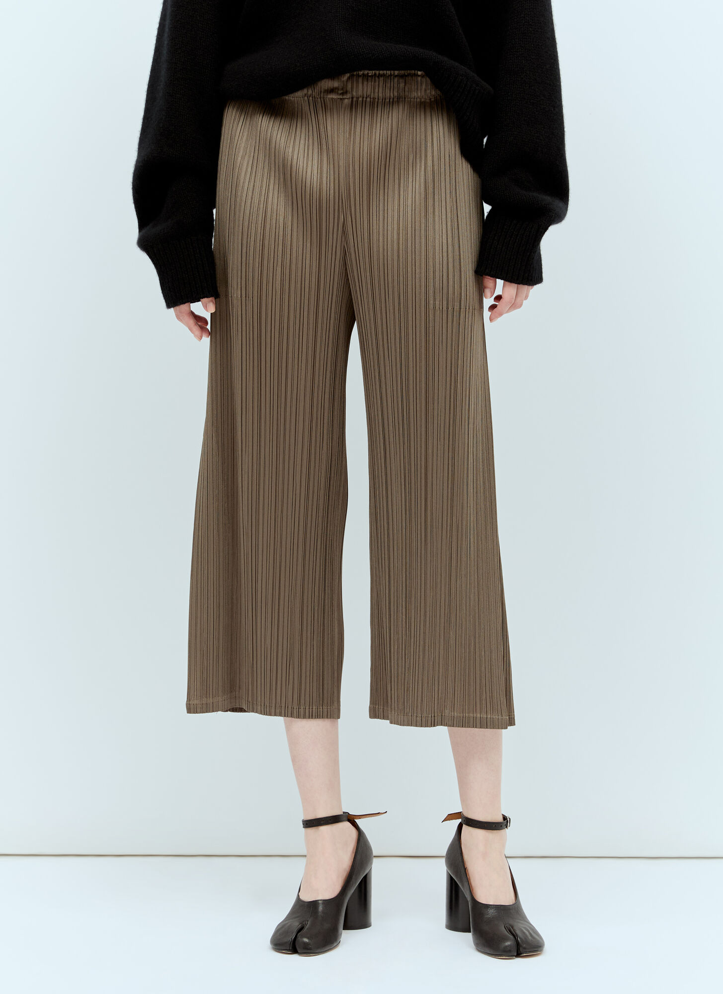 Shop Issey Miyake Monthly Colors: March Pants In Khaki