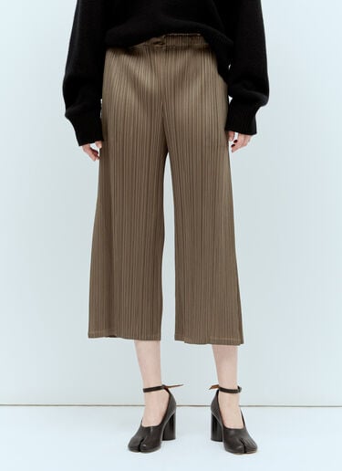 Pleats Please Issey Miyake Monthly Colors: March 长裤 卡其色 plp0256007