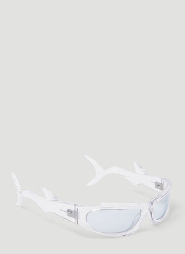 Burberry Shark Runway Sunglasses Clear lxb0353002