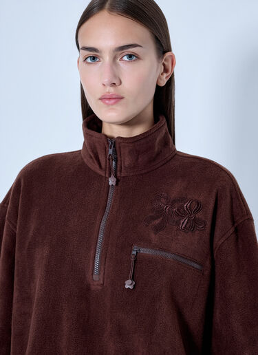 LN-CC® - Cecilie Bahnsen: Soft Fleece Frederik Anorak - Brown Cecilie Bahnsen Soft Fleece Frederik Anorak Brown cec0266012