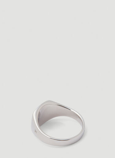 Tom Wood Cushion Mini Signet Ring Silver tmw0349020