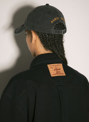 Y/Project Logo Patch Baseball Cap Black ypr0358021
