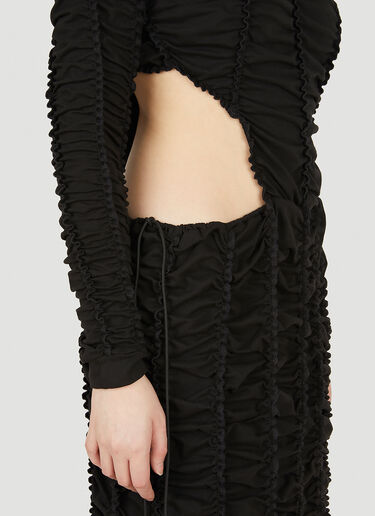 Ester Manas Covering Ruffled Dress Black est0248002