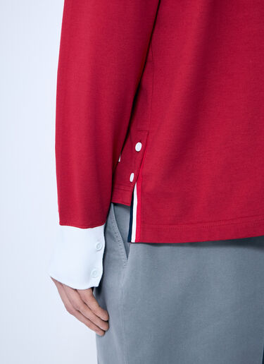 Thom Browne Rugby Jersey Long Sleeve Top Red thb0159007