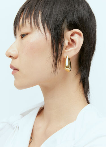 Bottega Veneta Small Fin Earrings Gold bov0256041