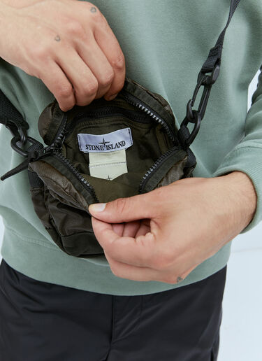 Stone Island Compass Patch Crossbody Bag Green sto0154100
