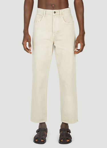 The Row Cortland Jeans Beige row0152005