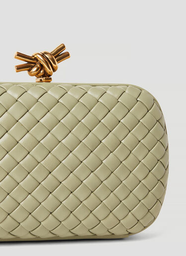 Bottega Veneta Knot Minaudiere Clutch Bag Light Green bov0252012