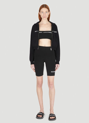 Marc Jacobs Logo Print Sport Shorts Black mcj0247017