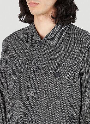 Homme Plissé Issey Miyake Zipper Chain Jacket Grey hmp0151009