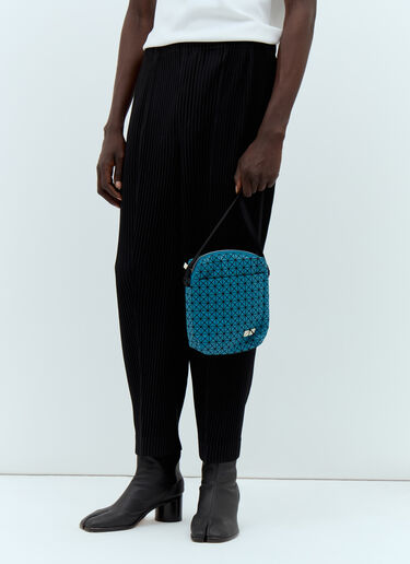 Bao Bao Issey Miyake Voyager ワントーン ショルダーバッグ ブルー bao0157004