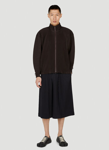 Homme Plissé Issey Miyake 拉链开衫 棕色 hmp0152014