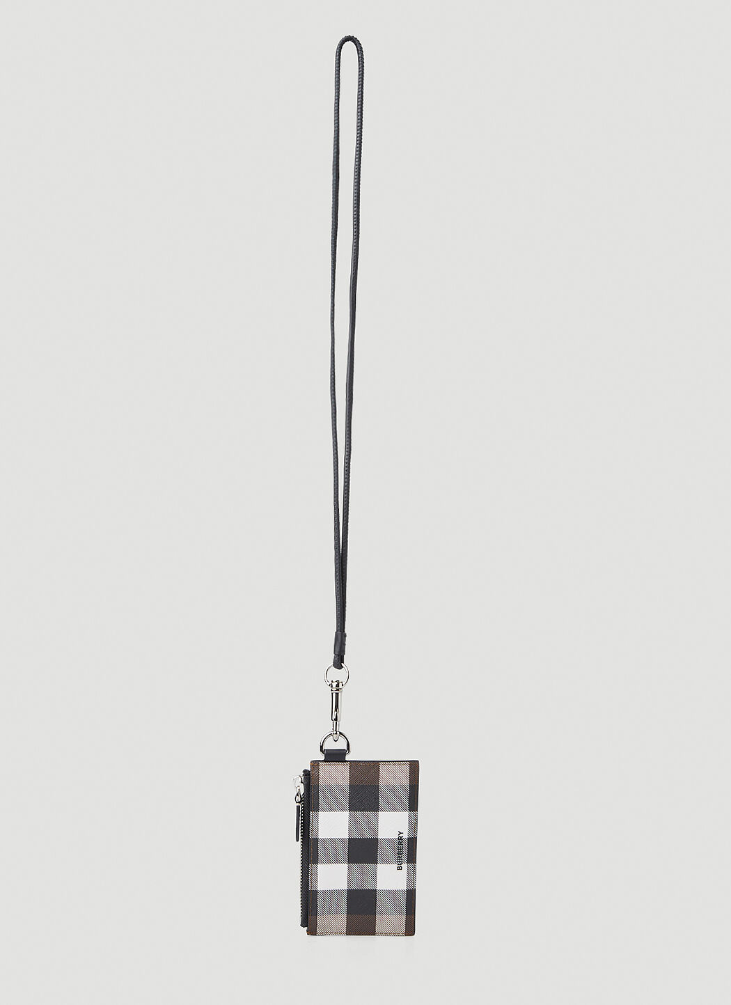 Burberry Men s Alwyn Lanyard Card Holder in Brown LN CC