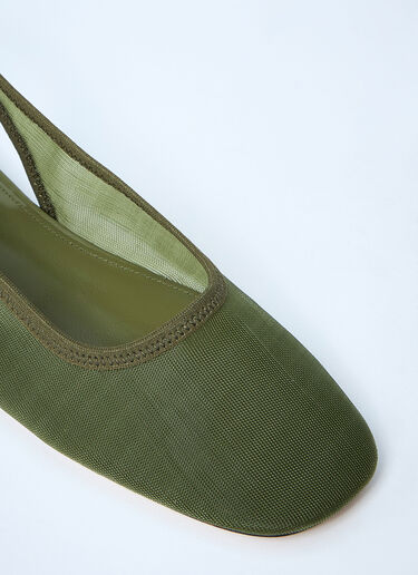 Dries Van Noten Mesh Slip-On Shoes Khaki dvn0260023
