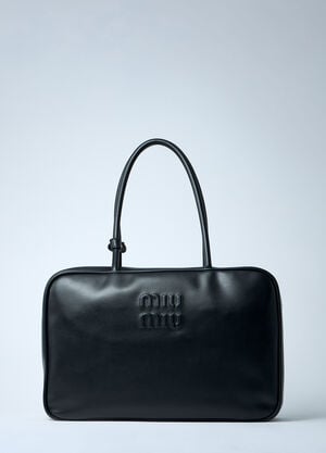 Miu Miu Beau Leather Shoulder Bag Black miu0262050