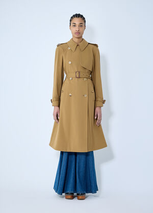 Chloé Trench Coat Beige chl0259043