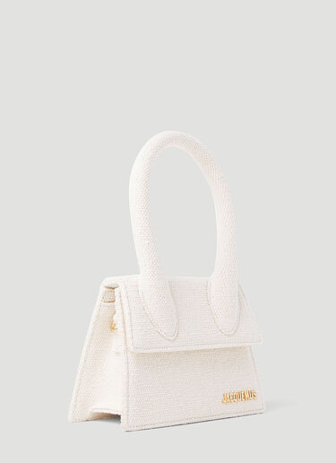 Jacquemus Le Chiquito Moyen Handbag Cream jac0254076