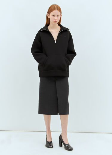 Gucci Logo Embossed Sweater Black guc0257036