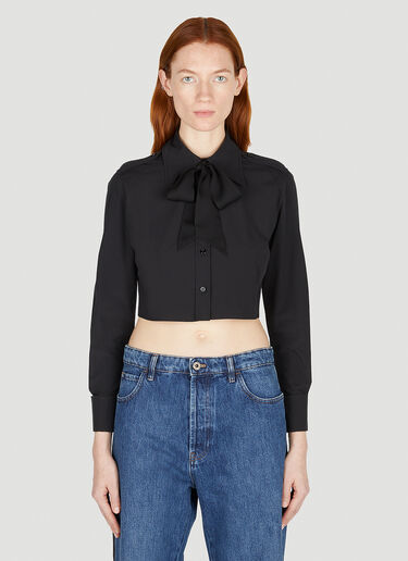 Gucci Cropped Shirt Black guc0252076