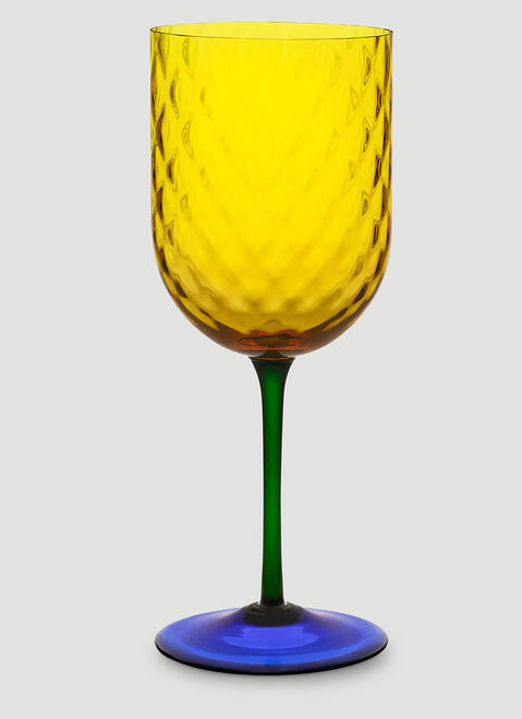 Fferrone Design Hand-Blown Murano Red Wine Glass Transparent wps0644556