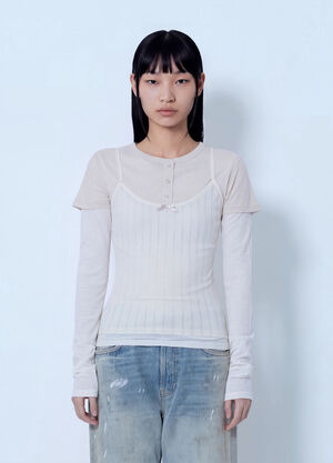 Acne Studios Ersilia Top Beige acn0265072